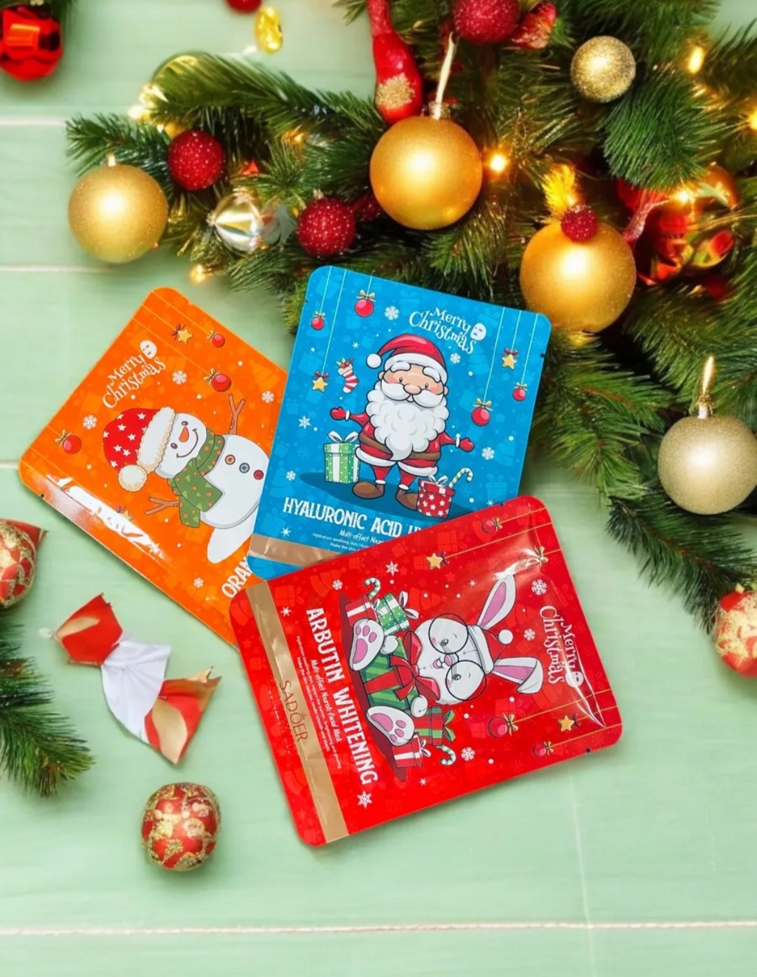 SADOER Merry Christmas набор по уходу за лицом для женщин