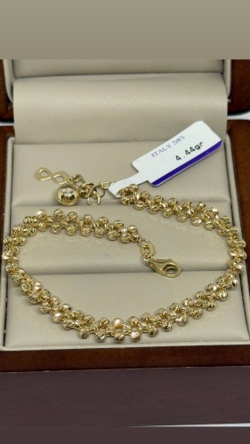 Sandu gold 543214 длина 19 см, вес 4.44 г золото, плетение фантазийное