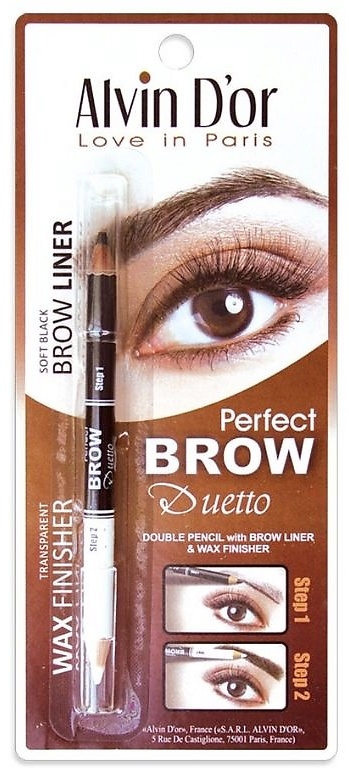 Alvin D'or карандаш Duetto Soft Black 1.4 мл