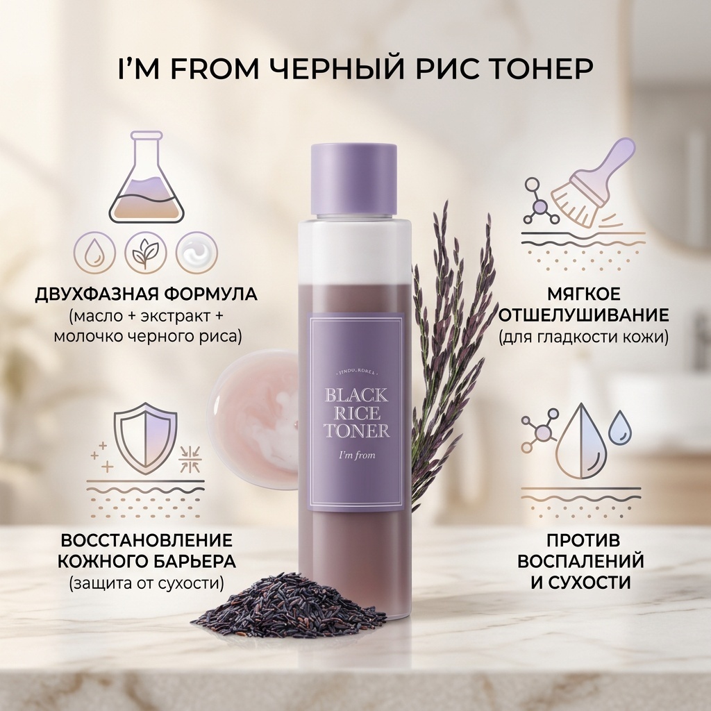 I'M FROM тонер Black Rice Toner 150 мл