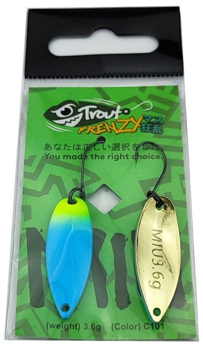 Блесна Trout Frenzy Trout Frenzy Miu 3.6gr 1 шт 32 мм C101
