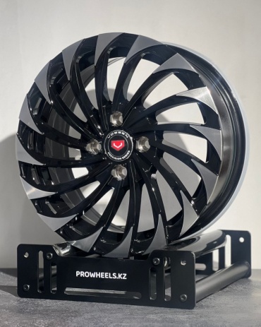 Rainbow Dance VOSSEN 1221 6.5x15/4x100 D67.1 ET35 4 диска черный, серебристый