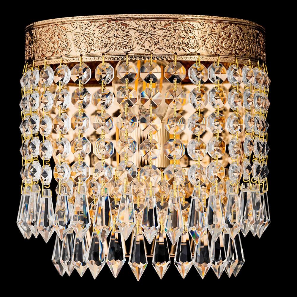 Бра настенный Arti Lampadari E14, золотистый
