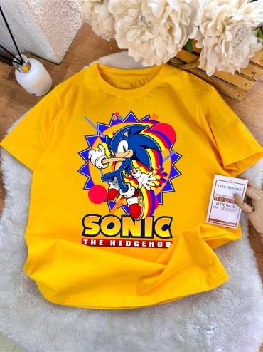 Футболка Соник Sonic TMH_TREND.KZ желтый