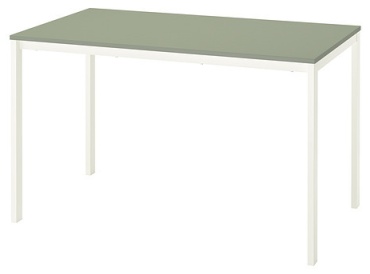 Обеденный стол IKEA VIHALS, 74х125x75 см, ДСП, зеленый