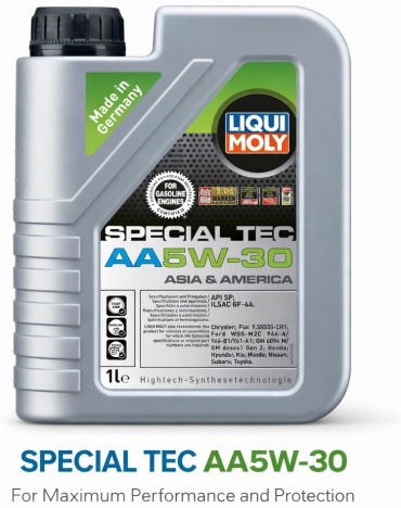 Синтетическое LIQUI MOLY SPECIAL TEC AA 5W-30 1 л
