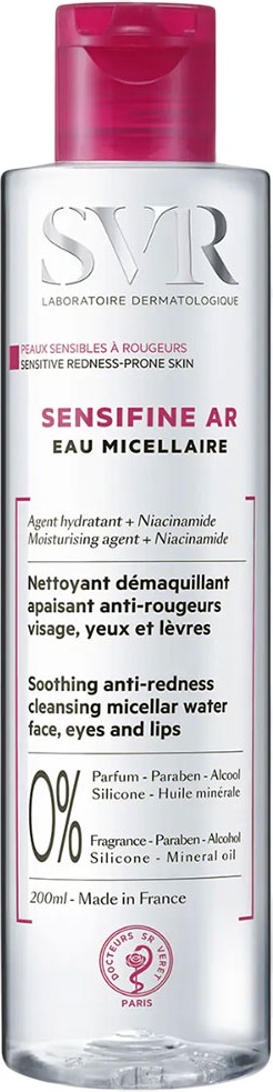 SVR Sensifine AR Cleansing Micellar Water мицеллярная вода 200 мл
