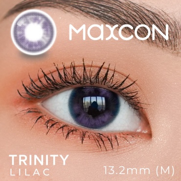 Контактные линзы MAXCON Trinity Lilac -6 кривизна 8.6 на три месяца 2 шт