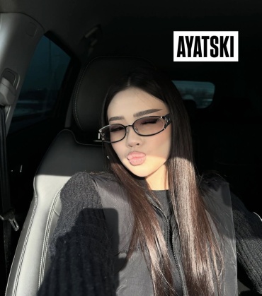 AYATSKI очки овальные однотонные