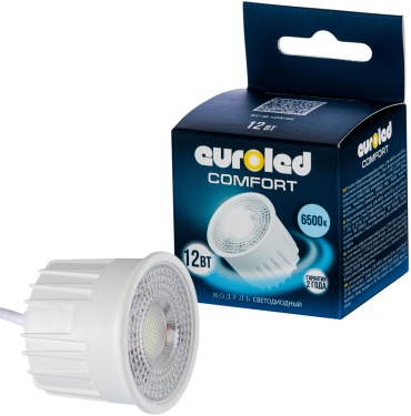 Встраиваемый светильник EUROLED LED 12 Вт 175 - 265 В 6500 К EC-M-12W-6K