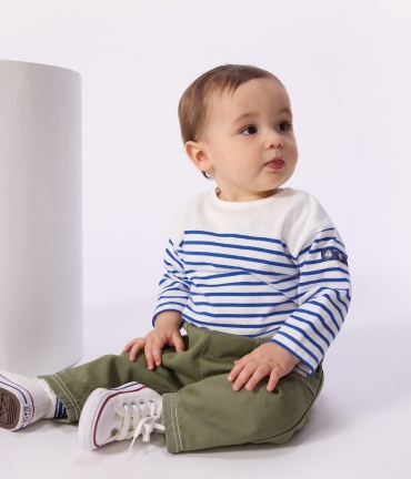 Лонгслив Petit Bateau синий