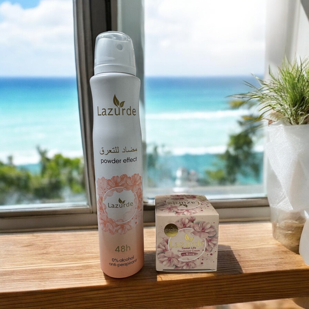 Mixed Lazurde powder effect & Lazurde Sweet Life cream крем для тела 250 мл