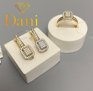 Dani DANI-KMP-3236 вес 6.91 г золото, фианит