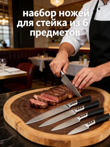 Набор ножей , лезвие: нержавеющая сталь 5 шт