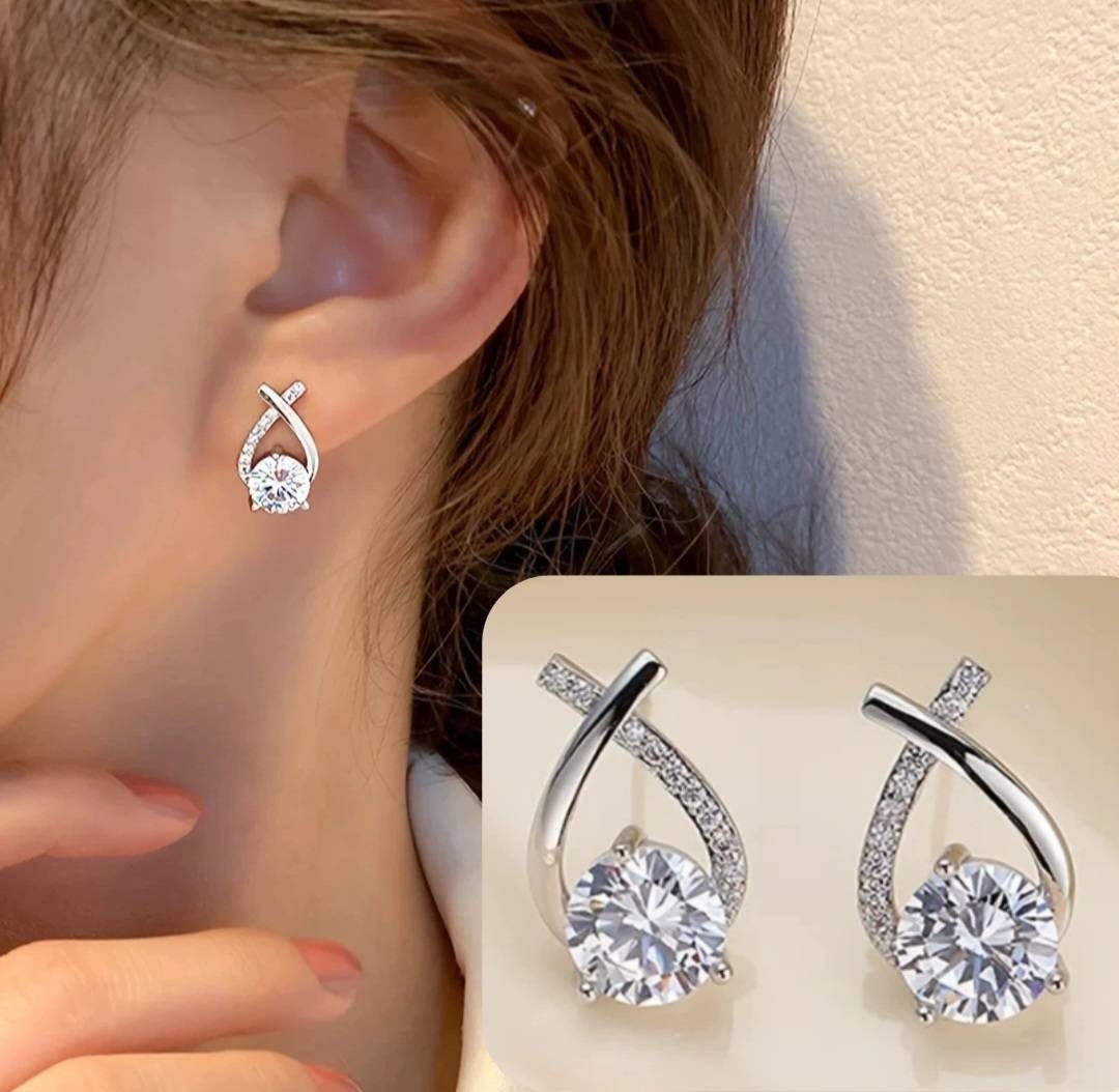 Серьги LAREY бижутерный сплав, стразы
