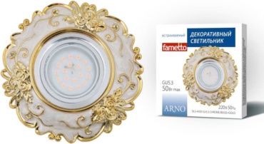Встраиваемый светильник NEW LINE GU5.3 50 Вт 220 В  Fametto DLS-A105-2001