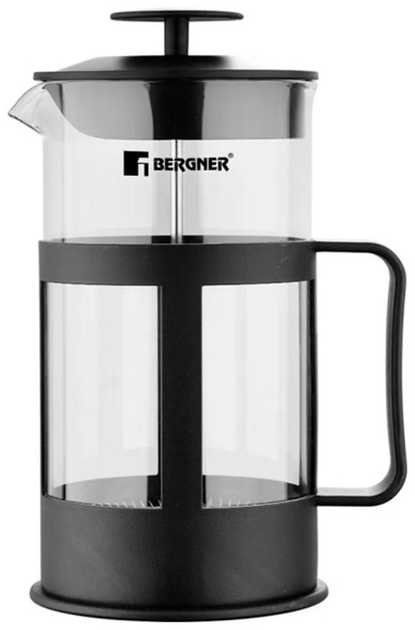 Кофейник Bergner 446387190 1000 мл, боросиликатное стекло