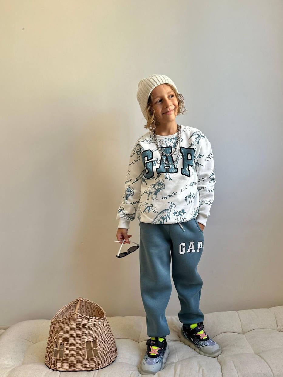 Спортивный костюм GAP синий, белый