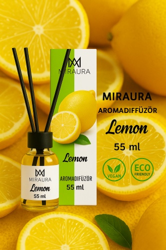 Диффузор с палочками Miraura Ароматические ноты: Верхняя нота: свежевыжатый лимон Средняя нота: лайм и цитрусовые листья Базовая нота: лёгкий древесный аккорд 55 мл