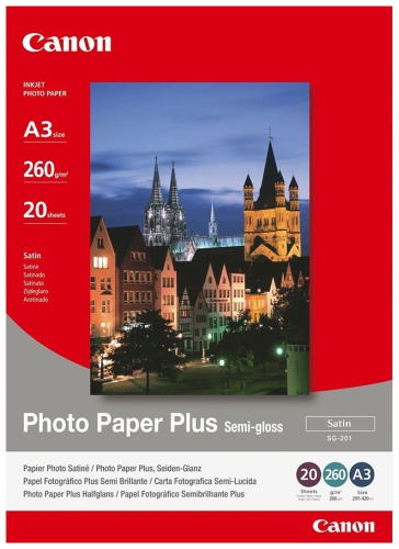 Canon SG-201 бумага, A3, 20 шт, полуглянцевое покрытие