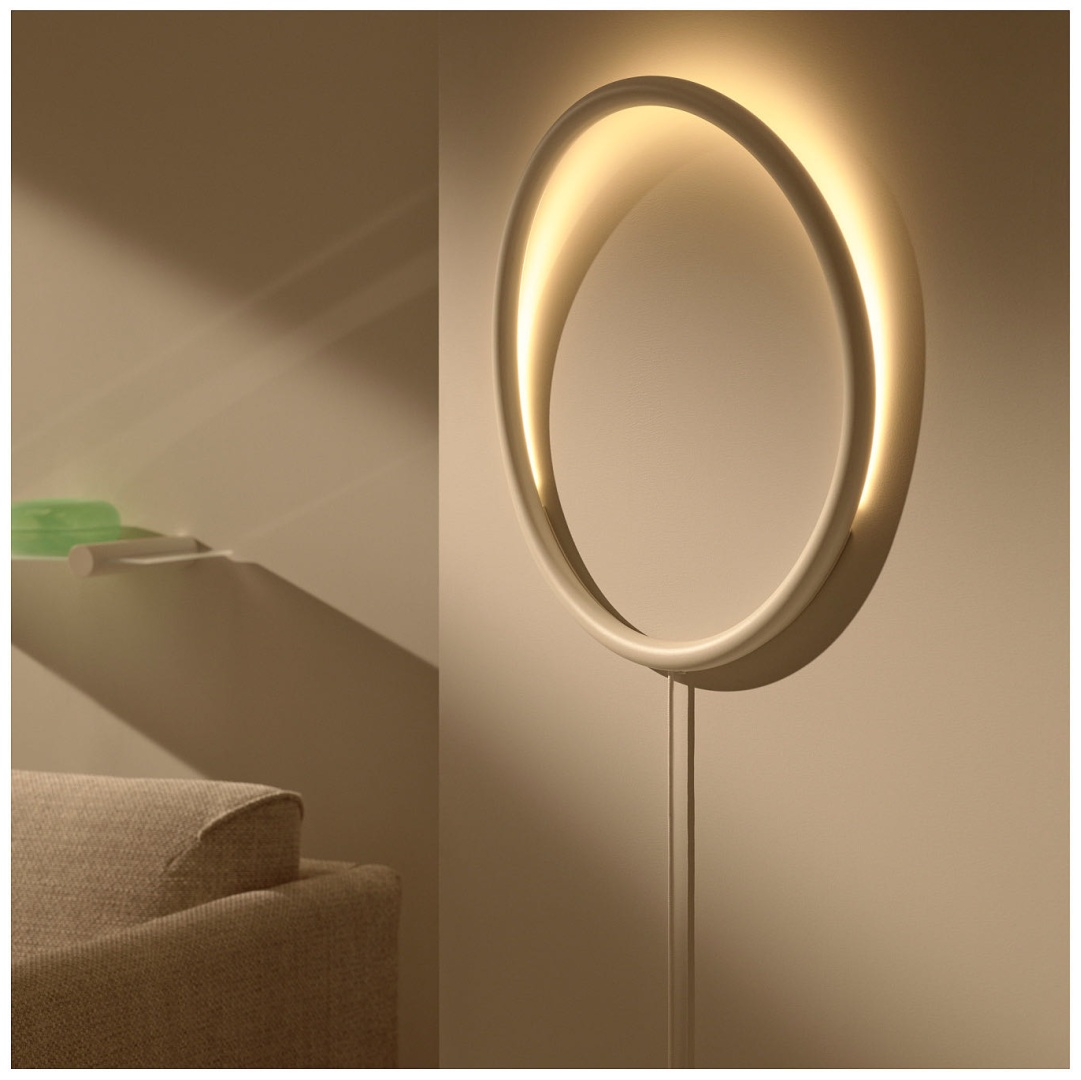 Светильник настенный IKEA LED белый