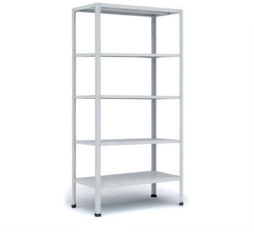 Стеллаж складской L.Inc 100x80x200 см, полок 5 шт
