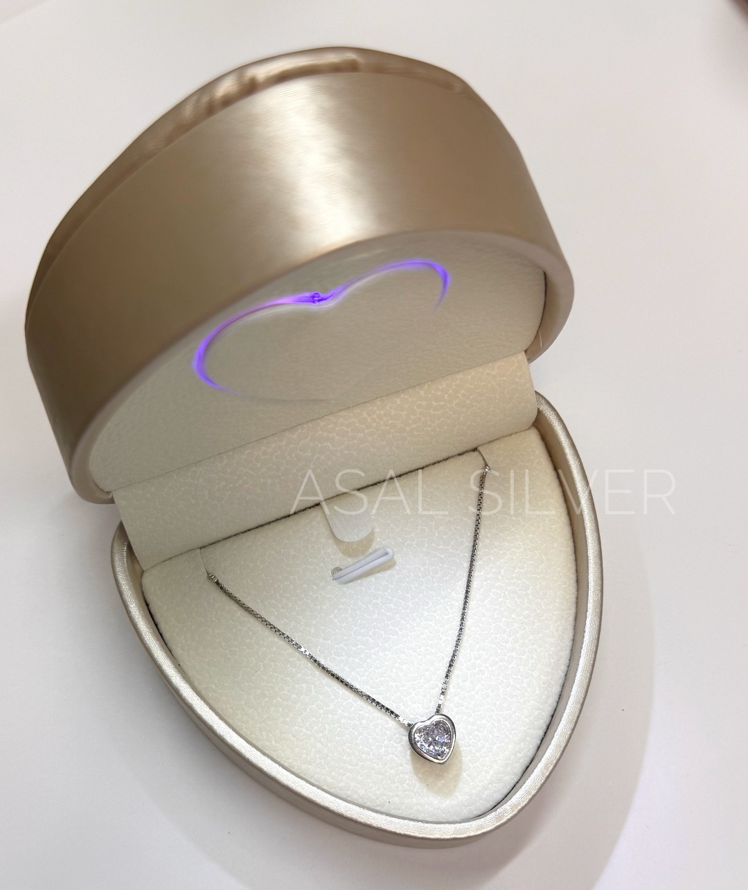Колье ASAL SILVER As.1.089282 длина 45 см вес 2 г серебро, фианит