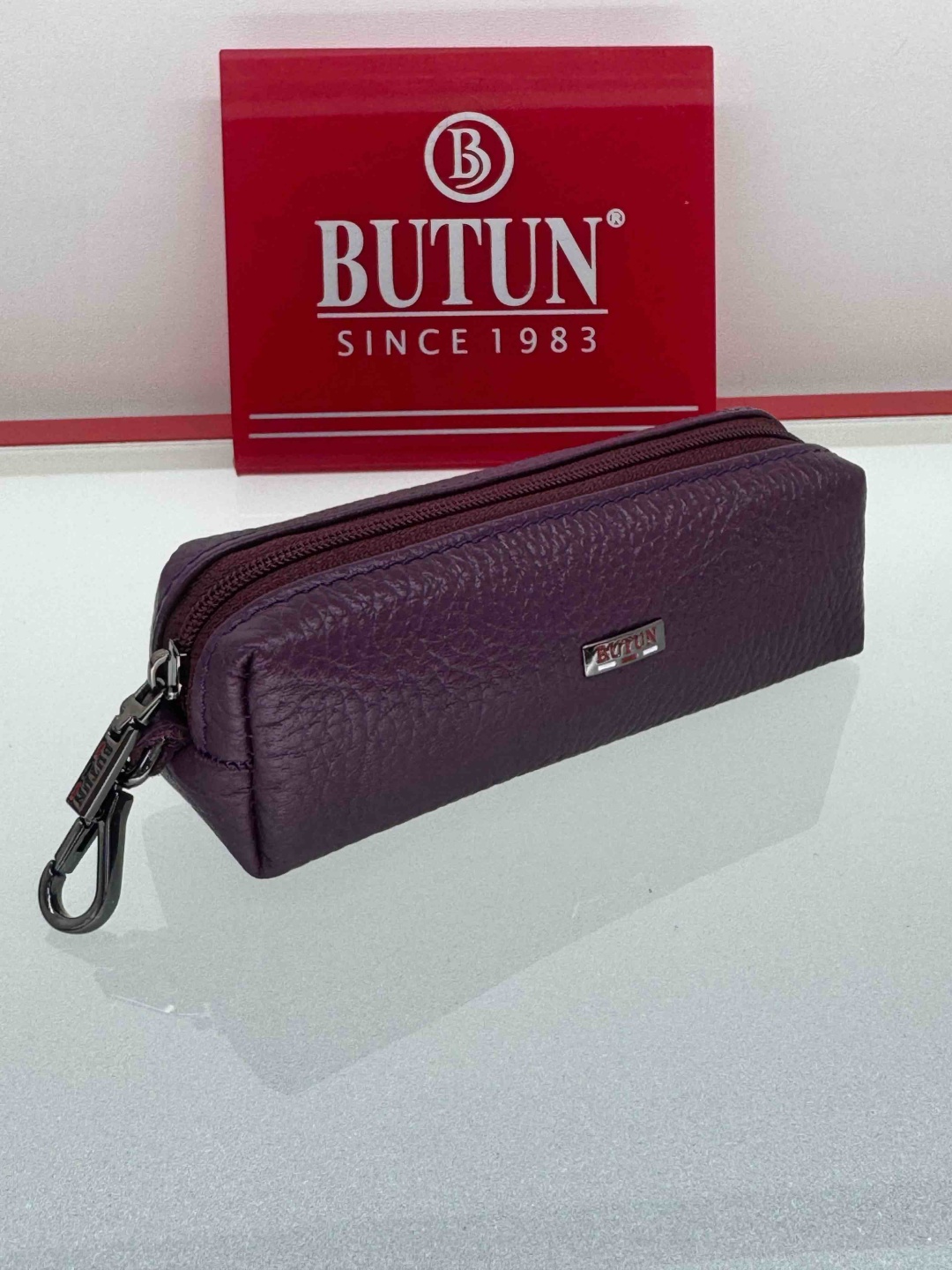 Ключница BUTUN Флотер 14*4.5 натуральная кожа 1 шт