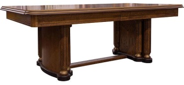 Обеденный стол Пинскдрев Гранд, 250х120x77 см, МДФ, коричневый