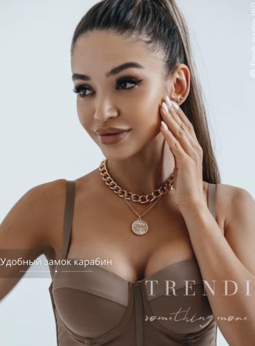 Trendi длина 40 см бижутерный сплав, ювелирная смола
