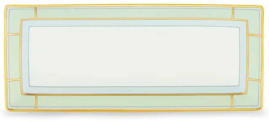 Поднос Ginori 1735 Diva Verde зеленый