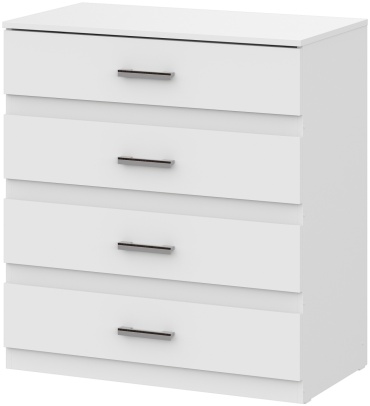 Комод ModiHome КМ 30, 85x46x91.6 см, белый