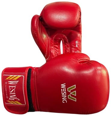 Боксерские перчатки WESING 10 oz красный