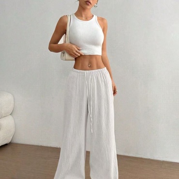Повседневные брюки TR trendy белый
