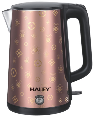 Электрочайник Haley HY-8876 бронзовый