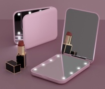 Dayana Market зеркало карманное 8.5х6.4х12.5 см