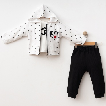Комплект Cosay Bebe черный, белый
