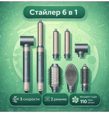 620681484 фен-щетка коричневый