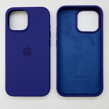Чехол для Apple iPhone 16 Pro Max темно-синий