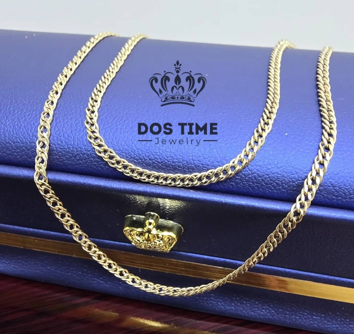 DOS TIME 837217912 длина 55 см, вес 2.4 г золото, плетение двойной ромб