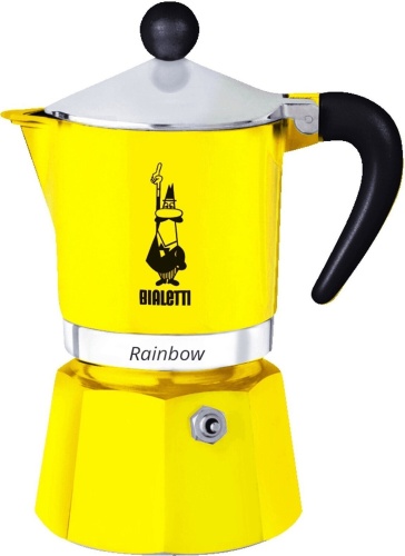 Кофеварка Bialetti Rainbow 4983 на 6 чашек желтый