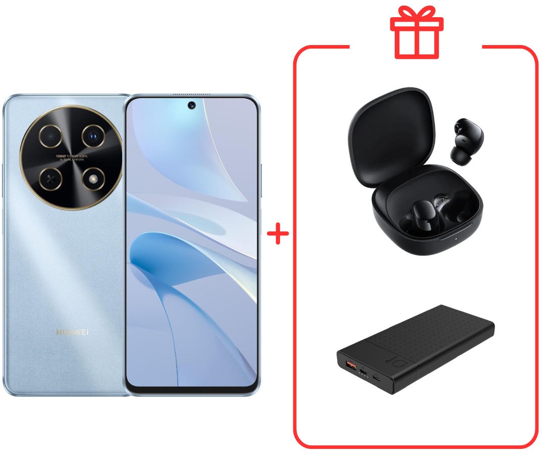 Смартфон Huawei nova 13i 8 ГБ/128 ГБ голубой + подарок