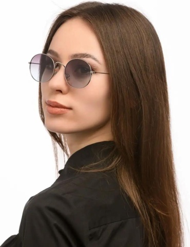RITA BRADLEY солнцезащитные очки круглые градиент