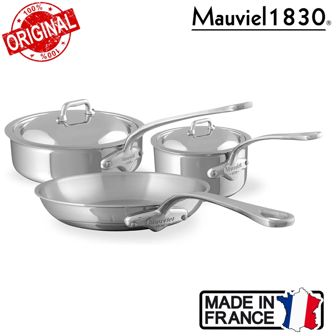 MAUVIEL 1830 смешанный набор France M’Cook Handcrafted 5-Ply 5 в 1