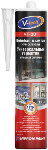 Герметик V-Tech VT-201, цвет черный 270 мл