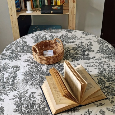 Скатерть With love A.B. 250x150 см, хлопок, дак, 1 шт