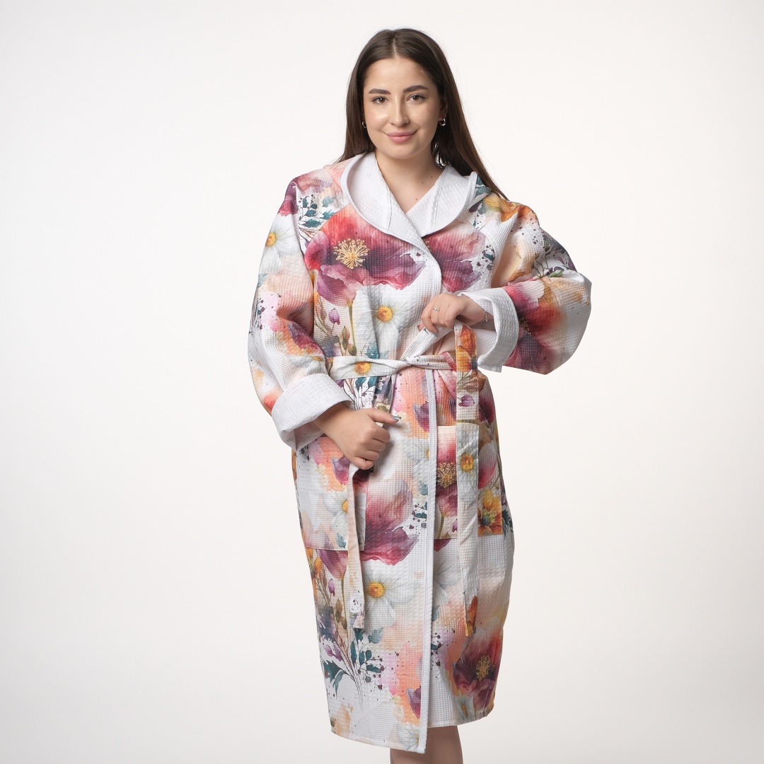 Вафельный халат Gefen home textile мультиколор