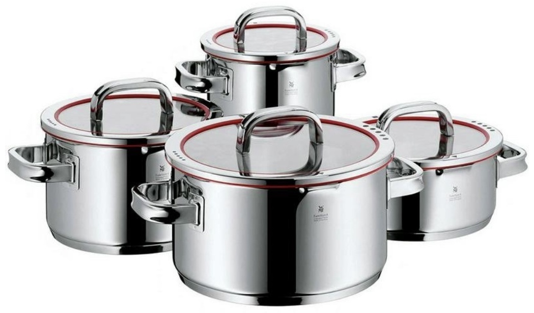 WMF набор кастрюль Набор кастрюль FT Functional T 4пр WMF 760046380 нержавеющая сталь 4 в 1