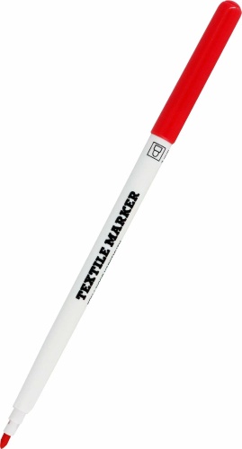 Маркер KOH-I-NOOR Textile Marker, 1 шт, 5 мм, красный
