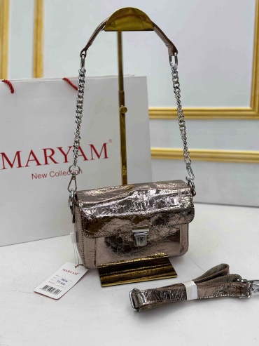 Сумка кросс-боди MARYAM натуральная кожа бронзовый